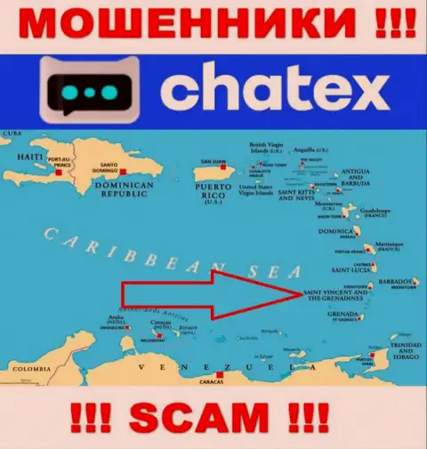Не верьте мошенникам Чатех, потому что они пустили корни в оффшоре: St. Vincent & the Grenadines