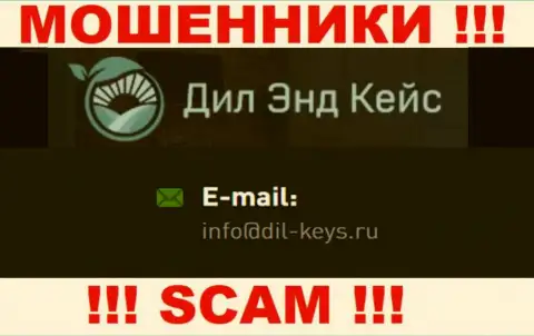 Слишком опасно переписываться с интернет-ворами Dil-Keys, и через их электронную почту - обманщики