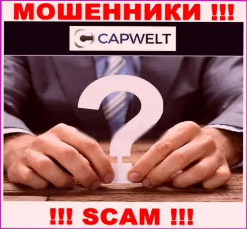 Мошенники CapWelt Com не хотят, чтоб кто-то узнал, кто конкретно руководит компанией