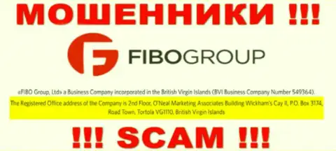 Не советуем иметь дело, с такого рода internet-мошенниками, как компания FIBOGroup, т.к. пустили корни они в оффшорной зоне - 2nd Floor, O’Neal Marketing Associates Building Wickham’s Cay II, P.O. Box 3174, Road Town, Tortola, VG 1110, British Virgin Islands