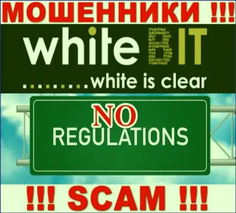 С WhiteBit слишком рискованно совместно работать, поскольку у организации нет лицензии на осуществление деятельности и регулятора
