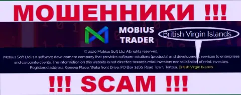 Mobius Soft Ltd безнаказанно дурачат клиентов, так как расположены на территории British Virgin Islands