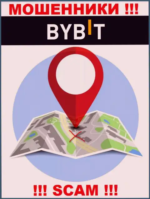 ByBit не показали свое местоположение, на их сайте нет информации об адресе регистрации