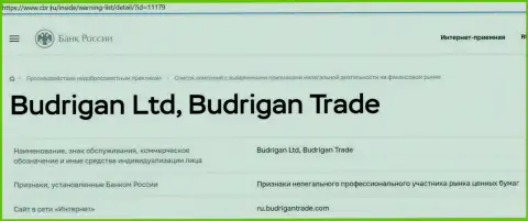 Кидалы BudriganTrade попали в черный список Центробанка России