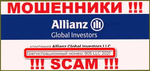 Allianz Global Investors - ШУЛЕРА !!! Регистрационный номер конторы - 905 LLC 2021