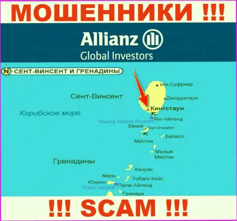 Allianz Global Investors безнаказанно обувают, ведь находятся на территории - Kingstown, St. Vincent and the Grenadines
