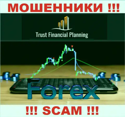 Форекс - именно в этой области прокручивают делишки профессиональные internet-ворюги Trust-Financial-Planning Com