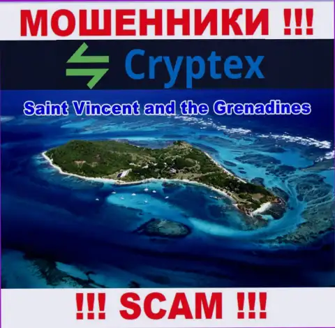 Из компании CryptexNet вложения вернуть нереально, они имеют офшорную регистрацию - Saint Vincent and Grenadines