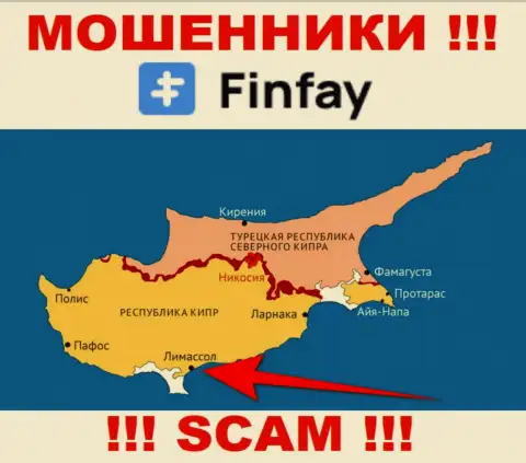 Базируясь в оффшорной зоне, на территории Кипр, ФинФай спокойно оставляют без денег клиентов