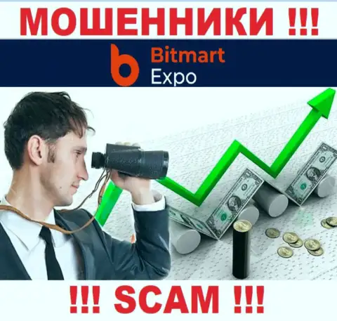 На web-ресурсе мошенников Bitmart Expo Вы не найдете информации о их регуляторе, его НЕТ !!!