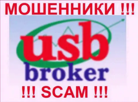 Логотип преступной форекс организации УСБ Брокер